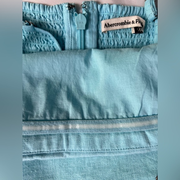 Abercrombie & Fitch Linen Cotton Blend Mini Dress - Picture 7 of 15